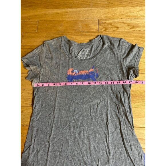 Patagonia women's fitted short sleeve scoop neck cotton graphic t-shirt size lar - Picture 4 of 7
